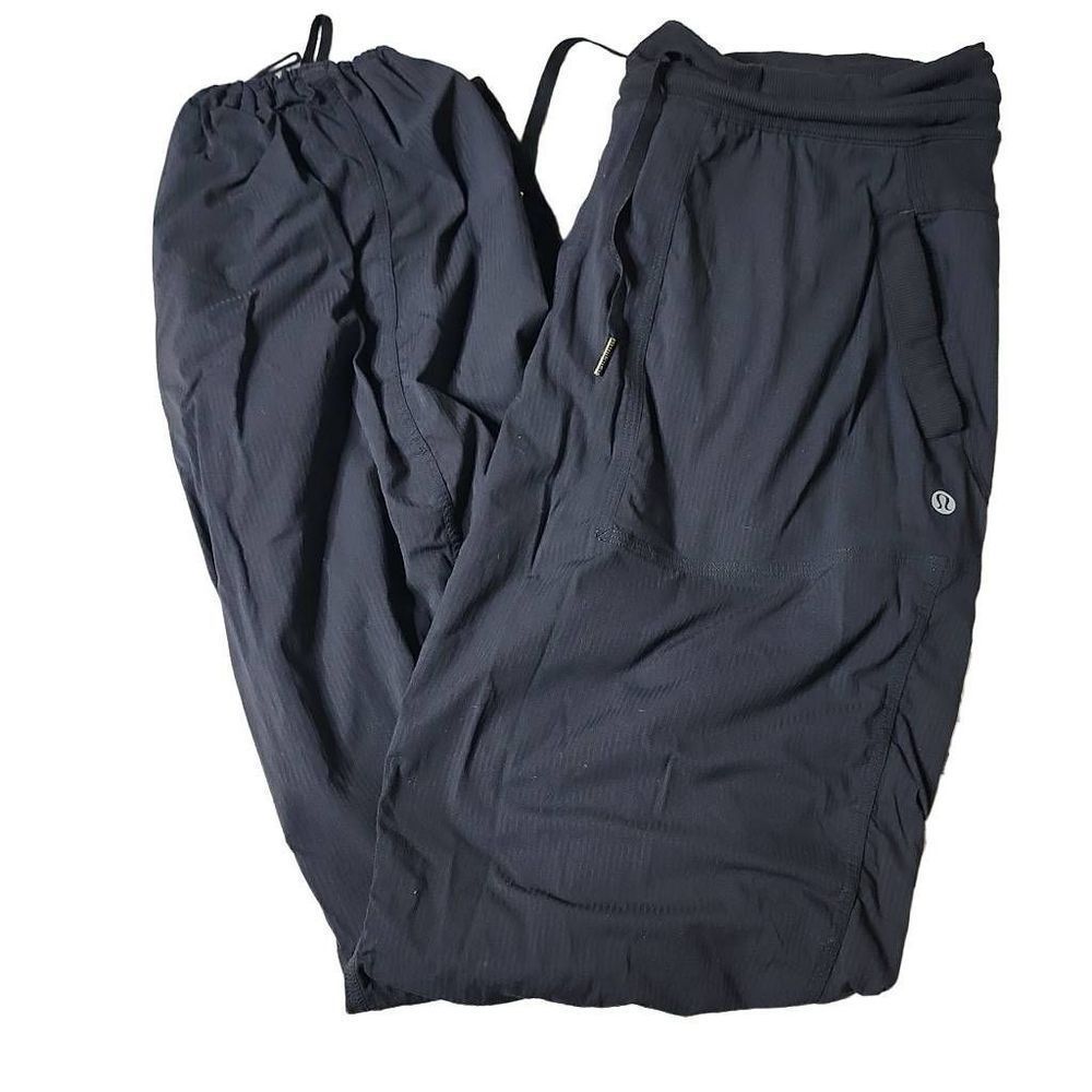 Lululemon dance studio pants black unlined 34" adjustable ankle